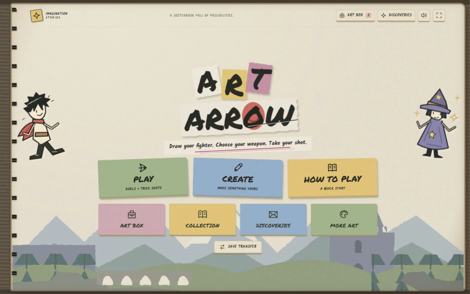 Art Arrow — game screen