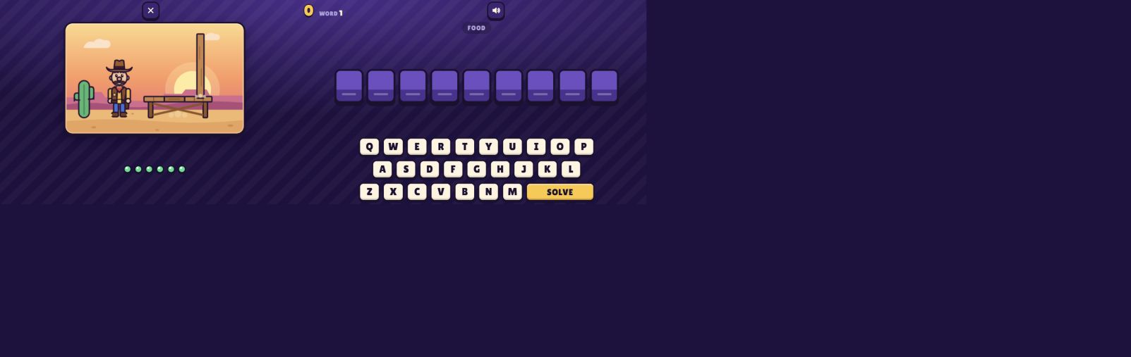 Hangman CLUTCH! — game screen